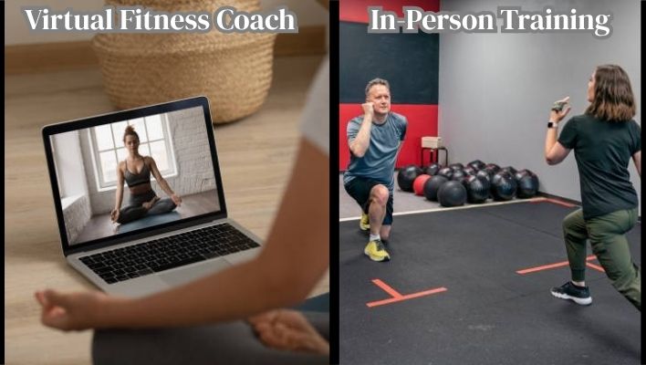 Virtual Fitness Coach vs. In-Person Training: What's the Difference?